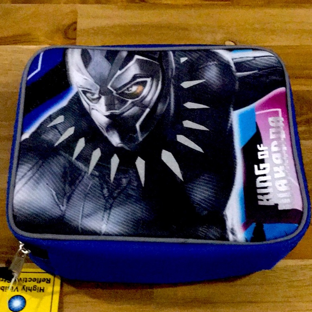 BRAND NEW BLACK PANTHER LUNCHBOX! King of Wakanda